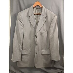 Egon Von Furstenberg  Mens  Grey Wool Blazer